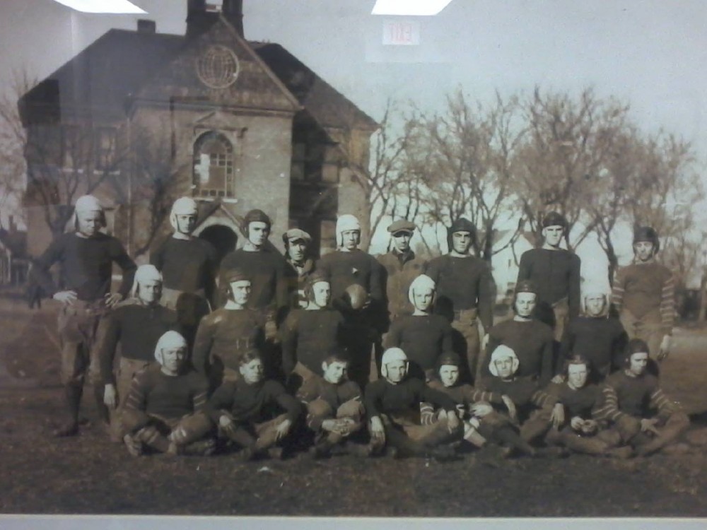 Old Football Team Photo (Year unknown)